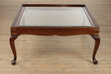 Load image into Gallery viewer, Mister Wilson&#39;s Coffee Table with Brass Banding - 38&quot; Sq
