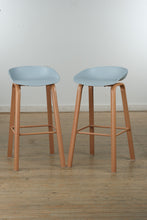 Load image into Gallery viewer, Pair of Modern Bar Height Stools
