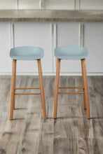 Load image into Gallery viewer, Pair of Modern Bar Height Stools
