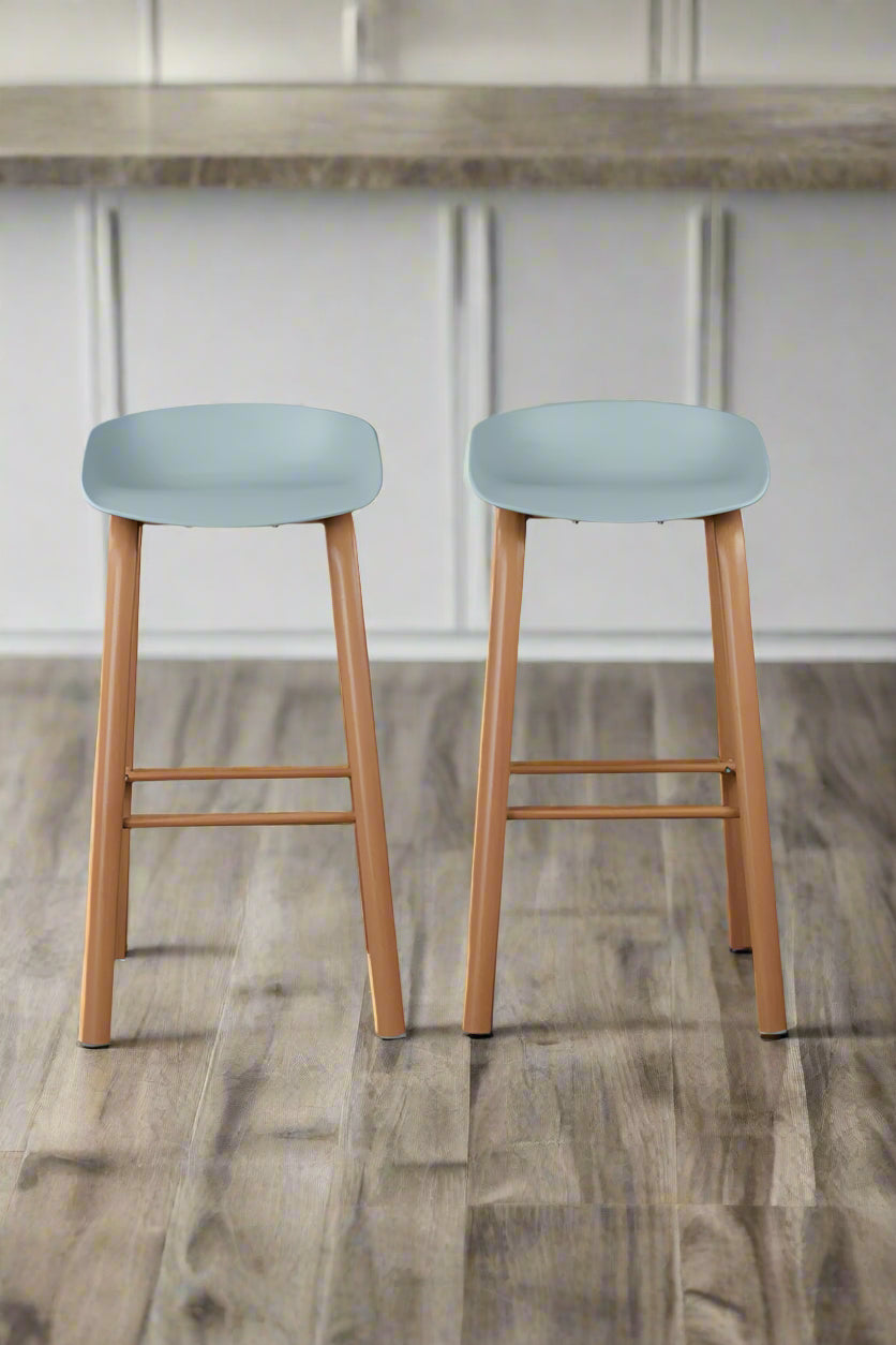 Pair of Modern Bar Height Stools