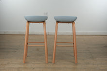 Load image into Gallery viewer, Pair of Modern Bar Height Stools
