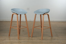 Load image into Gallery viewer, Pair of Modern Bar Height Stools
