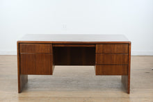 Load image into Gallery viewer, Modern Mode Executive Desk – Solid Wood, Mid-Century Design – 60&quot;

