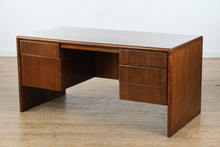 Load image into Gallery viewer, Modern Mode Executive Desk – Solid Wood, Mid-Century Design – 60&quot;
