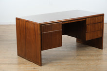 Load image into Gallery viewer, Modern Mode Executive Desk – Solid Wood, Mid-Century Design – 60&quot;
