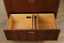 Load image into Gallery viewer, Mid-Century Modern Mode Inc. Solid Wood Double Drawer File Cabinet (Oakland, CA)
