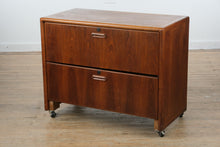 Load image into Gallery viewer, Mid-Century Modern Mode Inc. Solid Wood Double Drawer File Cabinet (Oakland, CA)
