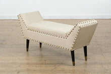 Load image into Gallery viewer, Modern Upholstered Storage Bench with Nailhead Trim
