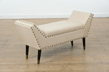 Load image into Gallery viewer, Modern Upholstered Storage Bench with Nailhead Trim
