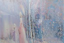Load image into Gallery viewer, Walton Signed Impressionist Landscape Painting Mother and Child Lake Scene 43x32
