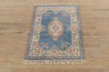 Load image into Gallery viewer, Momeni Light Blue Rug with Center Medallion - 3 x 5
