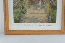 Load image into Gallery viewer, Claude Monet Garden at Vetheuil Framed Art Print 25 x 31 Impressionist Floral
