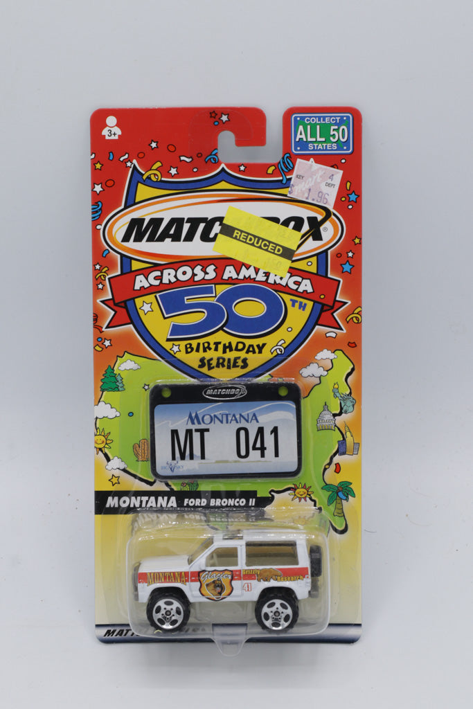 Matchbox Across America 50th Birthday Series – Montana Ford Bronco II (MT 041)