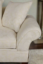 Load image into Gallery viewer, Monterey Rolled Arm Ivory Loveseat
