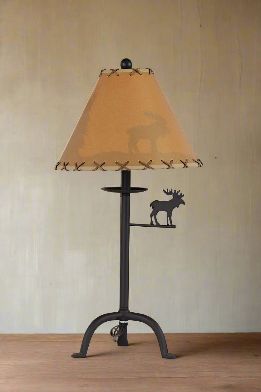 Moose Silhouette Table Lamp