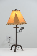 Load image into Gallery viewer, Moose Silhouette Table Lamp
