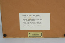 Load image into Gallery viewer, Framed “Morning and Night” Angel Rondels After Bertel Thorvaldsen White Relief Plaques 11” x 18.5”
