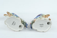 Load image into Gallery viewer, Mottahedeh “Brighton Pavilion Birds” Porcelain Figurines – Colonial Williamsburg, Pair, 1998
