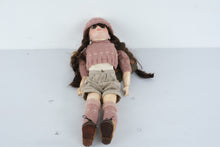 Load image into Gallery viewer, Vintage 1981 MT Babies Artist Doll 25 Inch Mountain Girl With Steiff Bear
