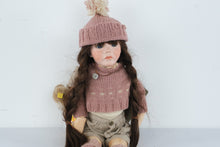 Load image into Gallery viewer, Vintage 1981 MT Babies Artist Doll 25 Inch Mountain Girl With Steiff Bear
