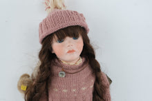 Load image into Gallery viewer, Vintage 1981 MT Babies Artist Doll 25 Inch Mountain Girl With Steiff Bear
