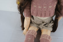 Load image into Gallery viewer, Vintage 1981 MT Babies Artist Doll 25 Inch Mountain Girl With Steiff Bear
