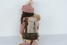 Load image into Gallery viewer, Vintage 1981 MT Babies Artist Doll 25 Inch Mountain Girl With Steiff Bear
