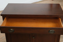 Load image into Gallery viewer, Vintage Mount Airy Mahogany Server / Sideboard – Classic American Craftsmanship
