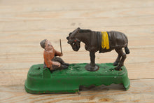Load image into Gallery viewer, 2.) J E Stevens I Always Did Spise a Mule Cast Iron Mechanical Bank Bowen 1880
