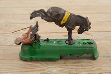 Load image into Gallery viewer, 2.) J E Stevens I Always Did Spise a Mule Cast Iron Mechanical Bank Bowen 1880
