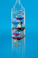 Load image into Gallery viewer, Galileo Thermometer – Tall Glass Temperature Gauge with Multicolor Floating Bulbs
