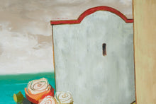 Load image into Gallery viewer, Murphy Signed Floral Still Life Mediterranean Coastal Wall Art Ornate Gold Frame
