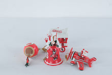 Load image into Gallery viewer, NC State Wolfpack Christmas Ornament Lot 2006 2007 2008 Santa Bell Train Plane
