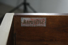 Load image into Gallery viewer, NapaStyle Possum Belly Kitchen Island with Zinc Bins and Dark Wood Top
