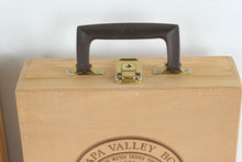 Load image into Gallery viewer, Napa Valley Box Company Wood Cassette Tape Storage Cases With Keys Set of 2

