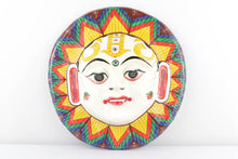 Load image into Gallery viewer, Nepalese Paper Mache Wall Hanging Mask - White Face
