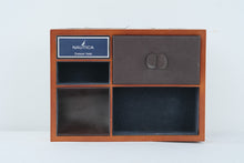 Load image into Gallery viewer, Nautica Dresser Valet Wood Leather Jewelry Watch Organizer Mens Catchall

