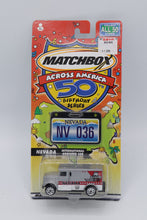 Load image into Gallery viewer, Matchbox Across America 50th Birthday Series – Nevada International Armored Car “Diamond Security” (NV 036)
