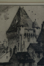 Load image into Gallery viewer, Morris Henry Hobbs Nevers France Porte du Croux Signed Etching
