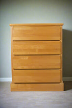 Load image into Gallery viewer, New London Maple 4-Drawer Chest of Drawers
