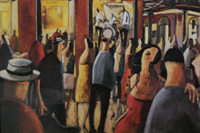 Load image into Gallery viewer, Lourenco Print “New Orleans – Do It” – French Quarter Jazz Night Scene (39.5&quot; x 49.25&quot;)
