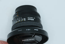 Load image into Gallery viewer, Nikon Micro Nikkor 55mm F2 8 AI S Macro Lens Nikon F Mount With HB 4 Hood
