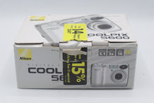 Load image into Gallery viewer, Nikon Coolpix 5600 5MP Silver Digital Camera Box Manuals Untested
