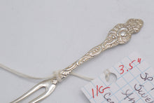 Load image into Gallery viewer, Nils Johan Sweden Silverplate Two Tine Cocktail Fork 3 5 Inch
