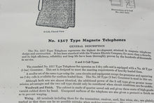 Load image into Gallery viewer, Antique Western Electric No. 1317 Type Magneto Wall Telephone – Oak Wood, Early 20th Century
