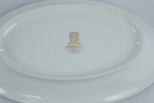 Load image into Gallery viewer, Noritake Daventry Vintage Oval Vegetable Serving Bowl Japan Blue Floral Gold Trim
