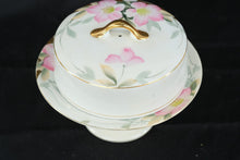 Load image into Gallery viewer, Vintage Noritake Azalea Covered Compote Pedestal Dish 19322 Japan
