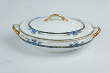 Load image into Gallery viewer, Vintage Noritake Daventry Covered Vegetable Serving Bowl Floral Gold Trim 12 Inch
