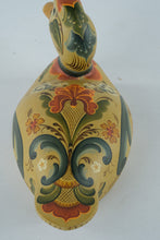 Load image into Gallery viewer, Norwegian Folk Art Duck Decoy - Rosemaling
