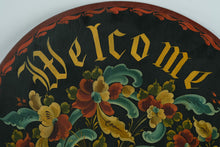 Load image into Gallery viewer, Norwegian Rosemaling Welcome Sign by Kathy Erikson (24&quot;)
